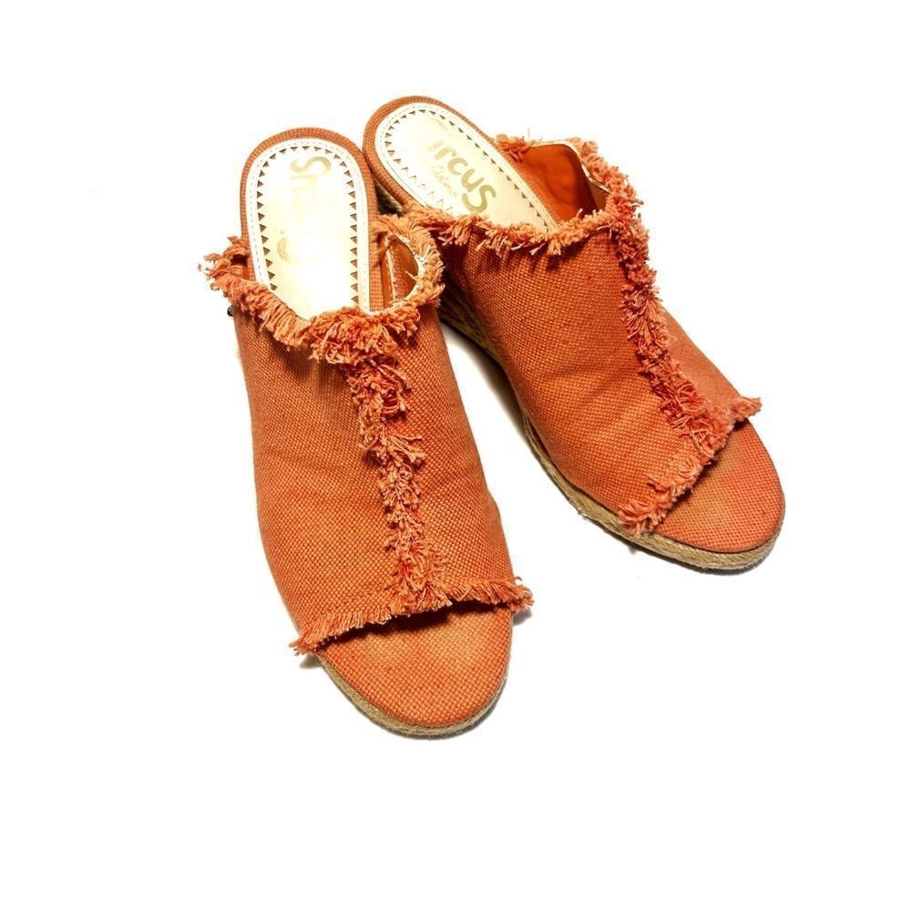 Circus by Sam Edelman Orange Baker Wedges {Size 7.5}
